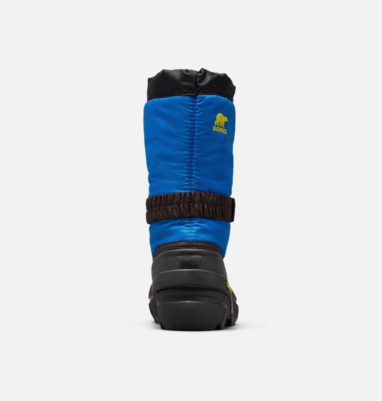 Sorel Barn Vinterkängor Svarta/Blå - Youth Flurry™ - CNP-872034